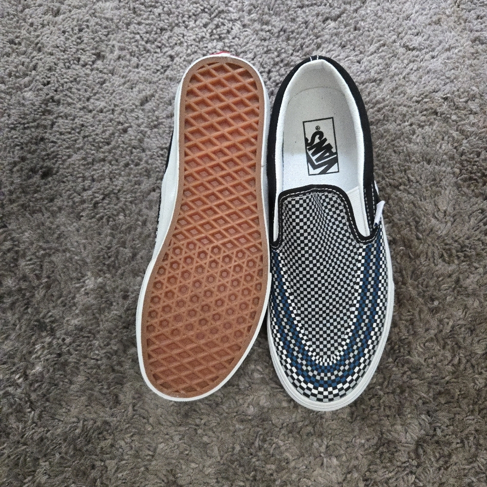 Vans Classic Slip On Checkered Multi Women Size 8 102025 - Picture 5 of 7